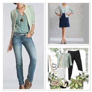 Like New CAbi "Society Sweater" Cardigan